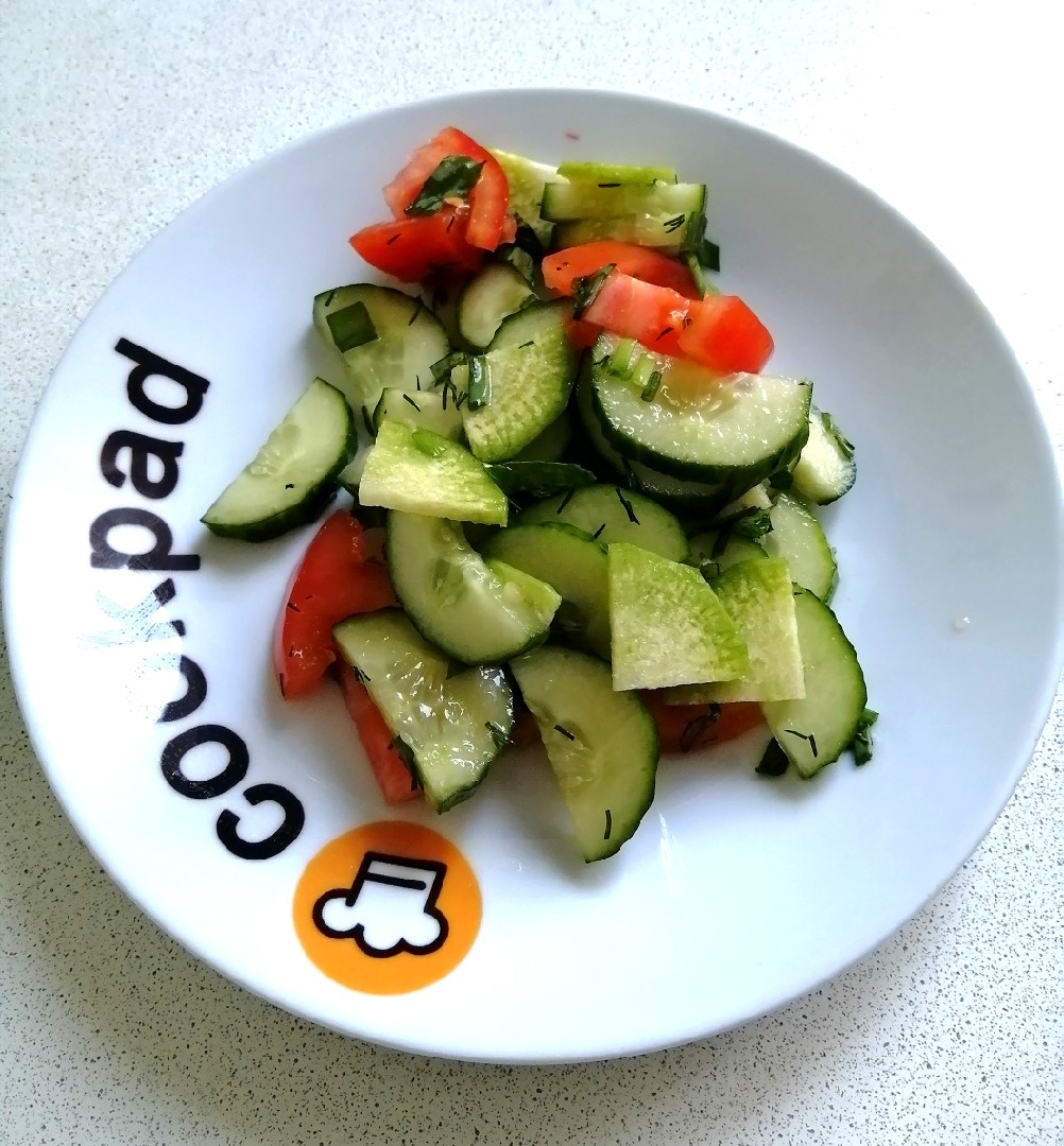 Салат из зеленой редьки » Вкусно и просто. Кулинарные рецепты с фото и видео