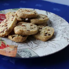 Печенье с изюмом, кокосом и лимонной цедрой