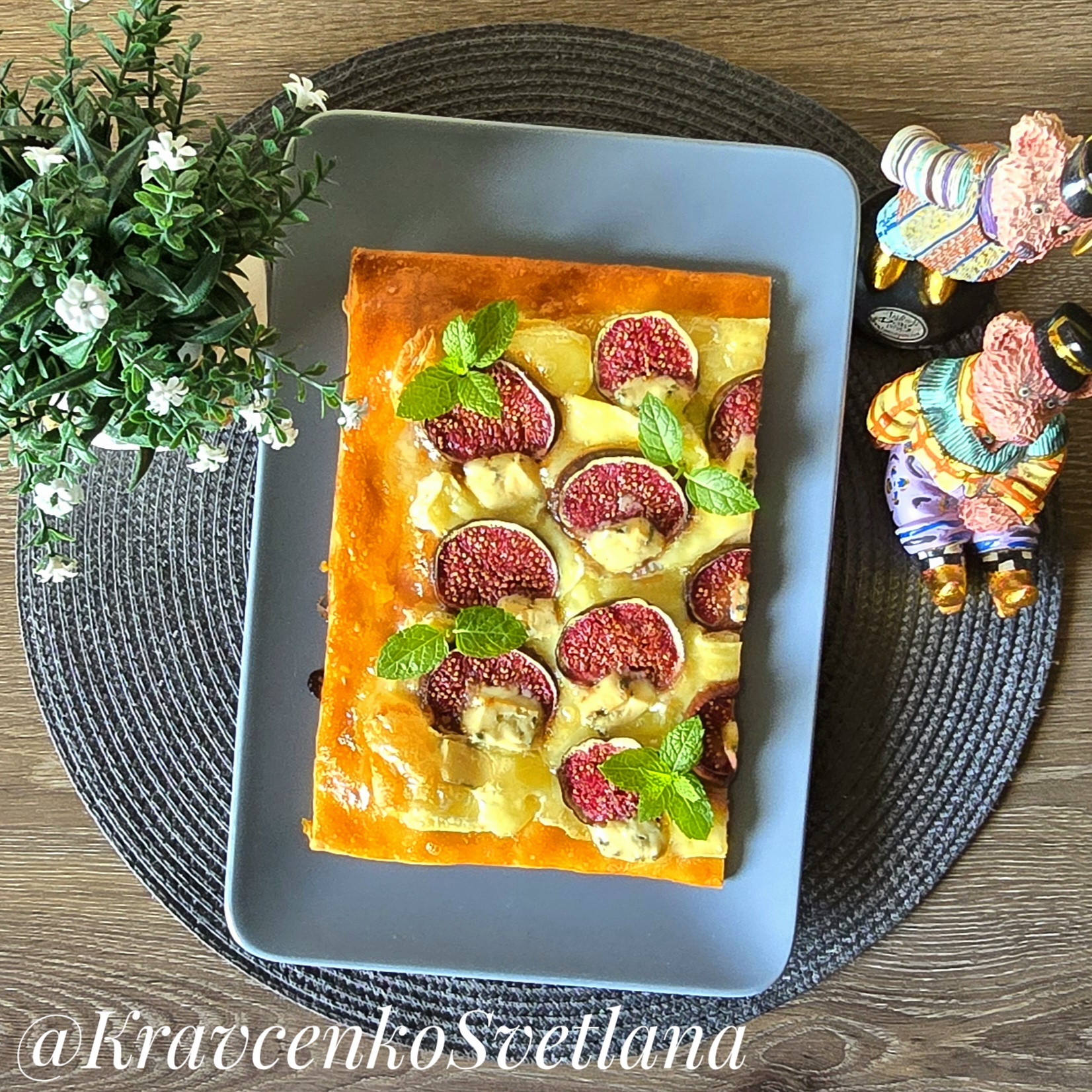 Пирог с инжиром