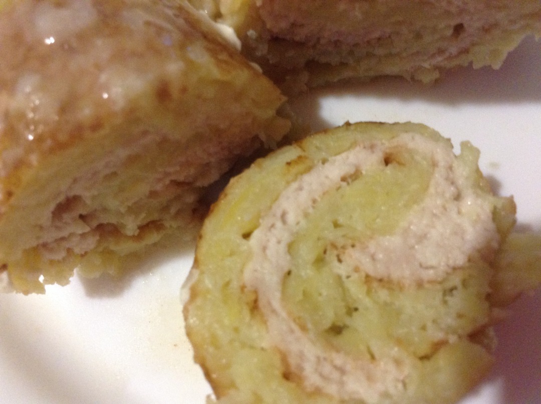 Картофельные рулетики с курицей