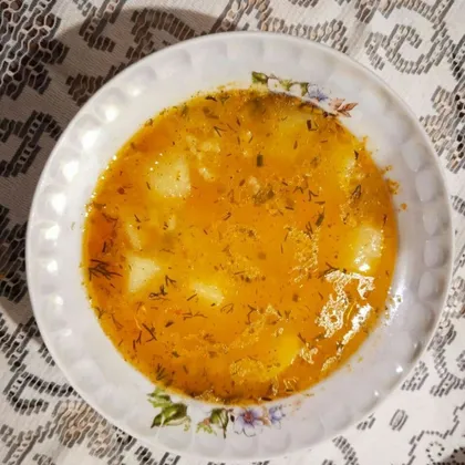 Быстрый французский суп с сыром