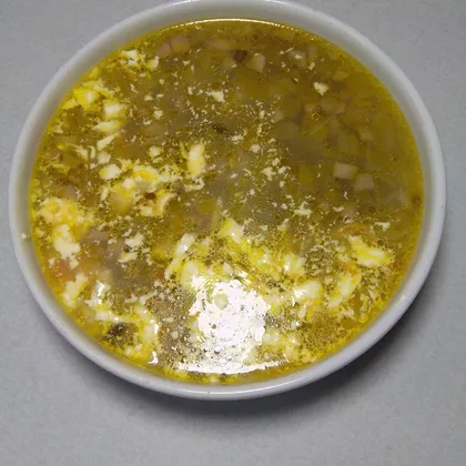 Суп с шампиньонами и рисом
