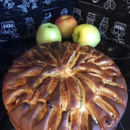 Творожный пирог с яблоками 🥧 🍎