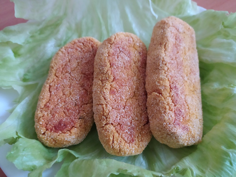 Нутовые котлетки с бататом (веганские)