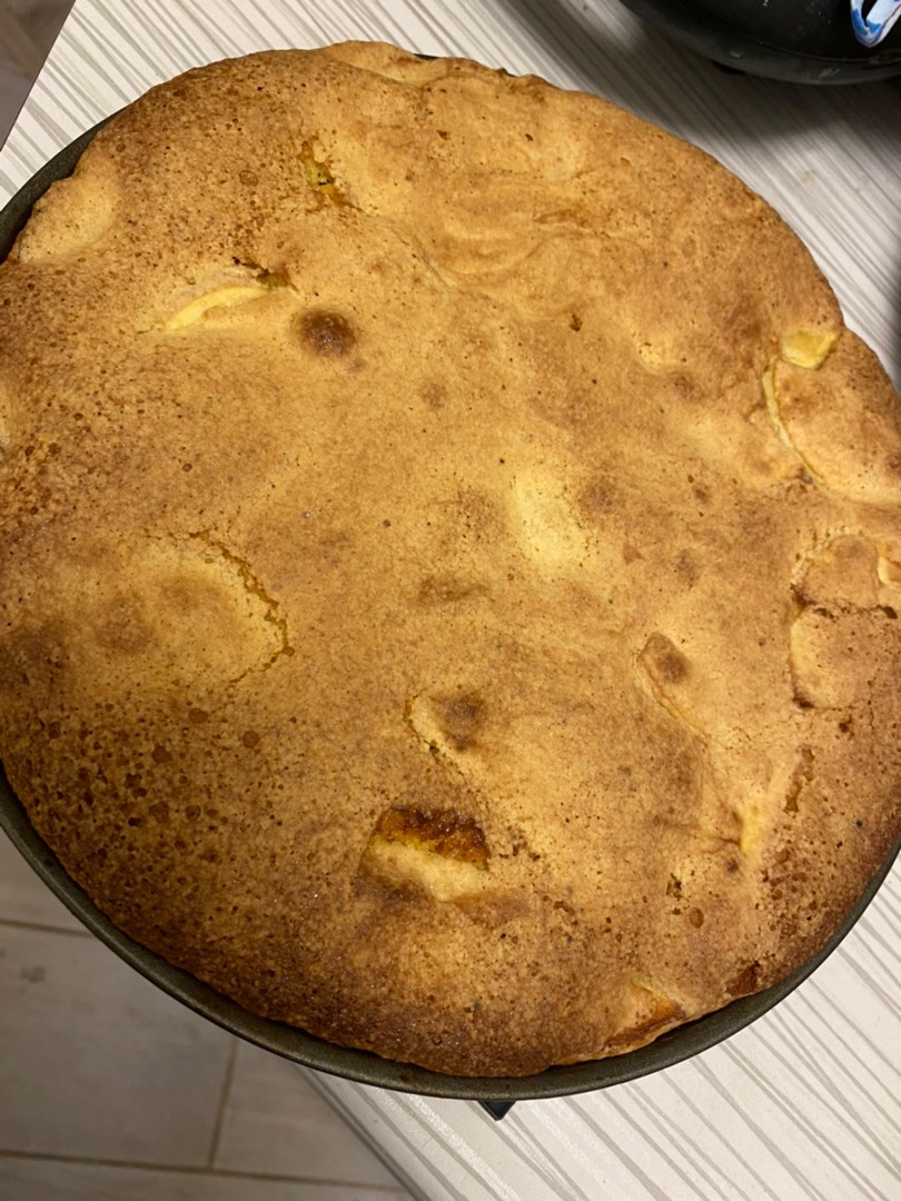 Шарлотка с грушами )