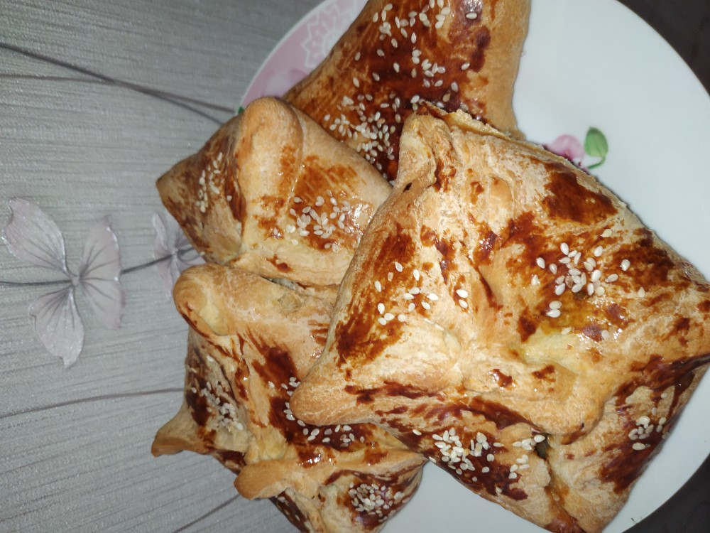 Самса с курицей и картофелем: пошаговый рецепт