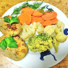 Рыбные котлеты с тунцом и травами