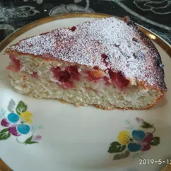 Манник с брусникой