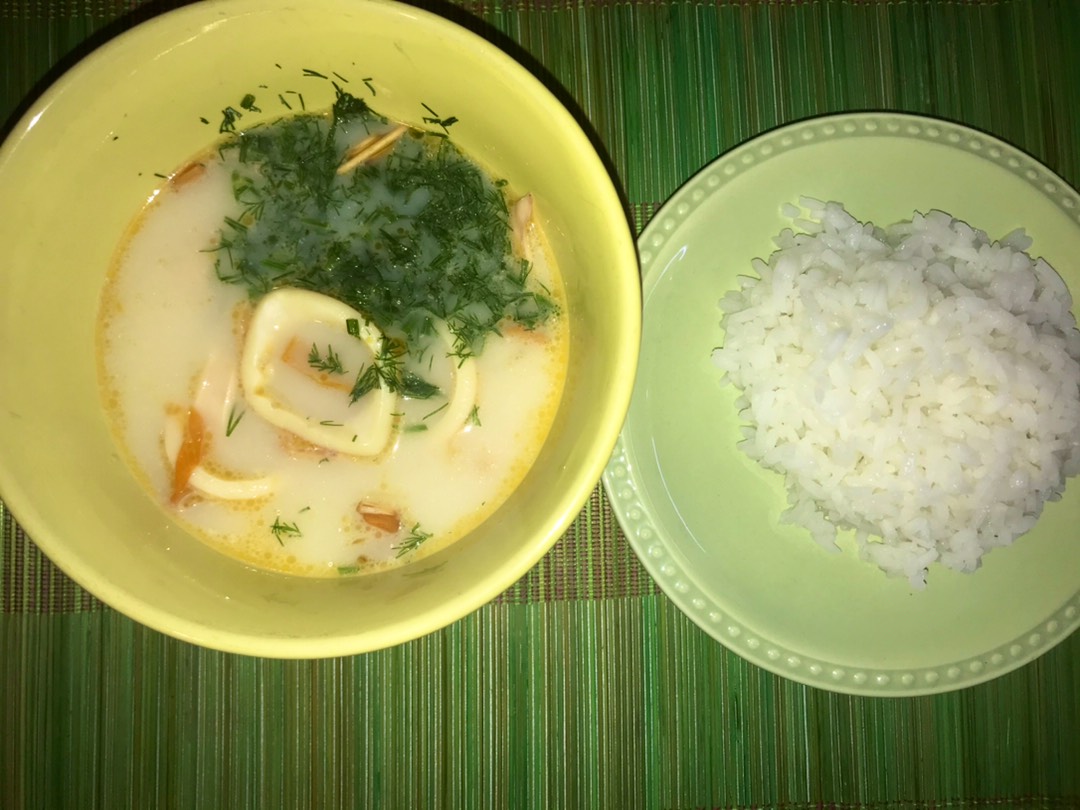 Тайский суп ТОМ ЯМ КУНГ (с креветкими) на кокосовом молоке 🥥 🍲