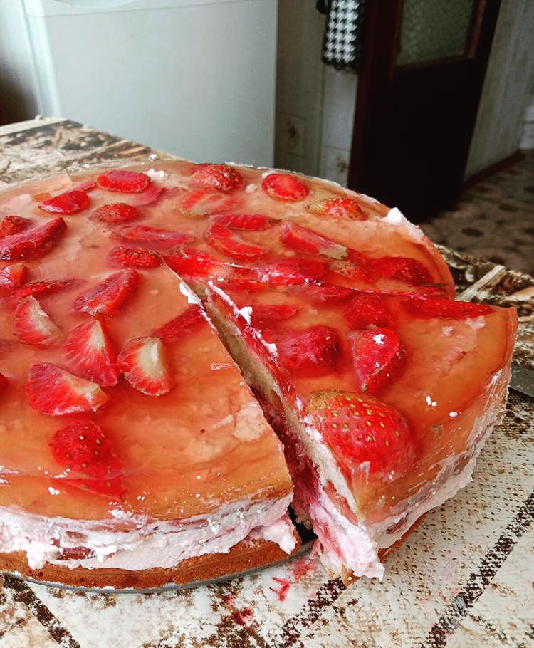 ПП Торт с клубникой