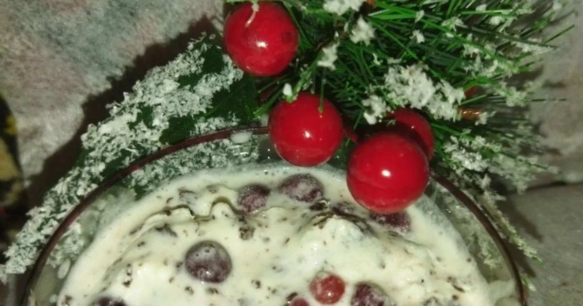 Мороженое "Клюква в снегу"🎄. Новогодний десерт рецепт с фото пошаговый ...
