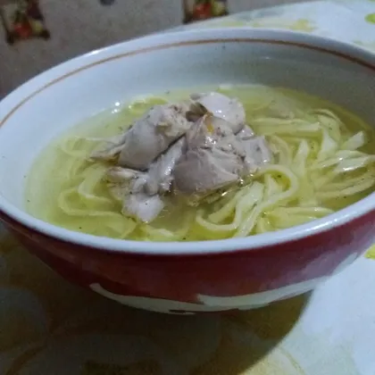 Қол салма (суп с домашней лапшой)