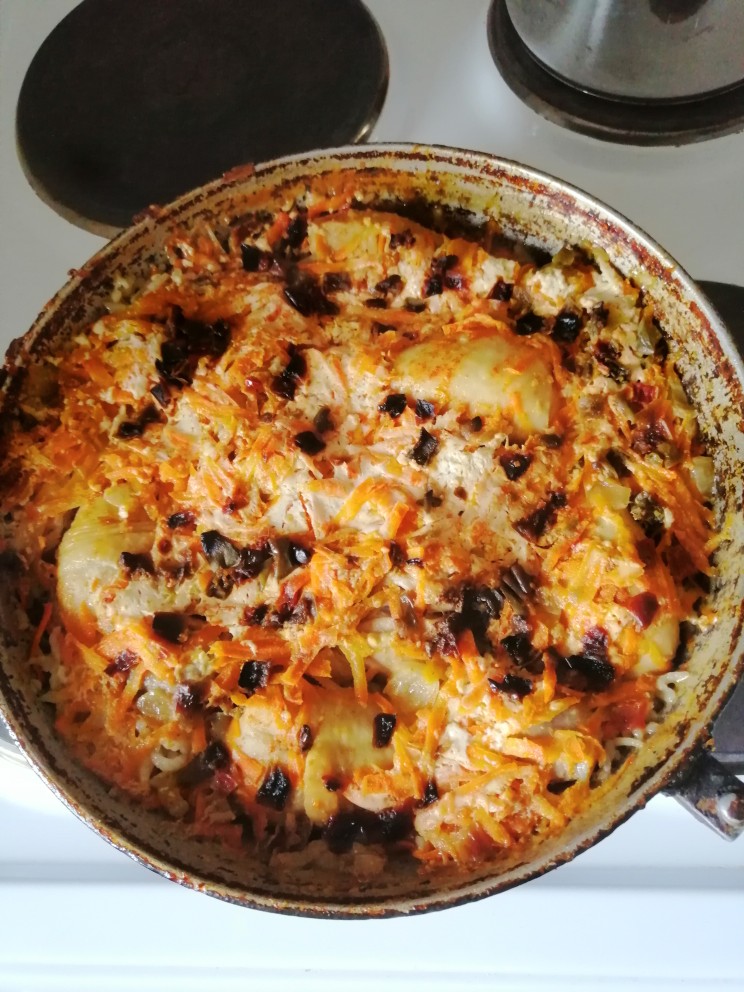 Куриные ножки в духовке с рисом и овощами - пошаговый рецепт с фото на Готовим дома