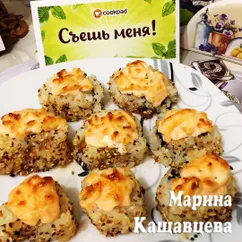 Запеченные роллы 👌🍱😍