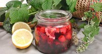 Компот из красной смородины и малины