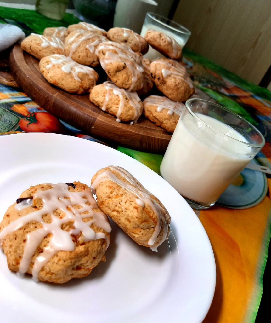 Морковное печенье🍪