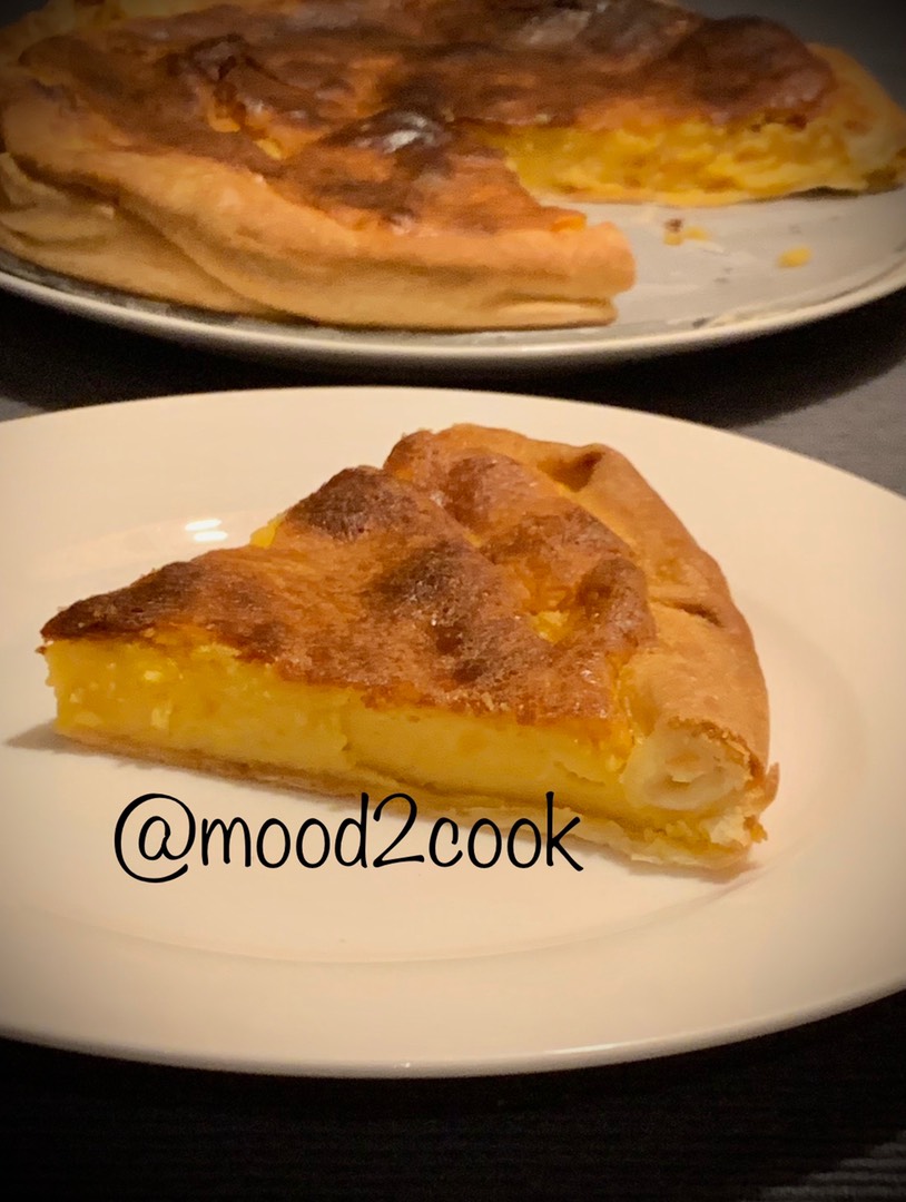 Десертный пирог из батата (сладкого картофеля)
