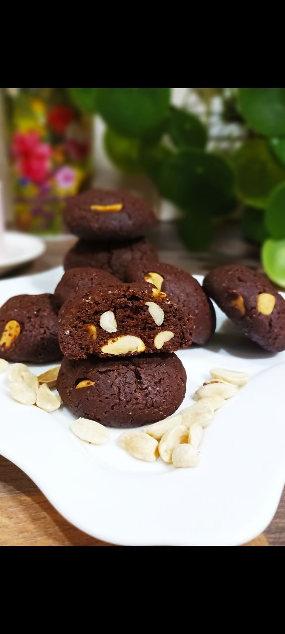 Печенье Брауни с жареным арахисом 🥜