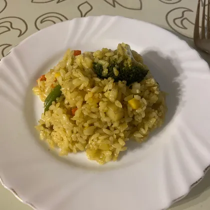 Рис с овощами рассыпчатый 
