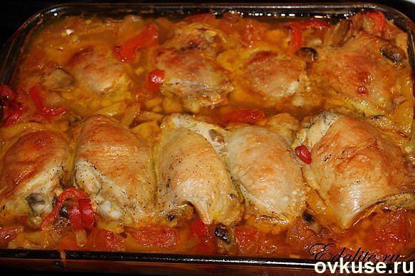 Курица по-охотничьи (Pollo alla cacciatora) — Modern family cook