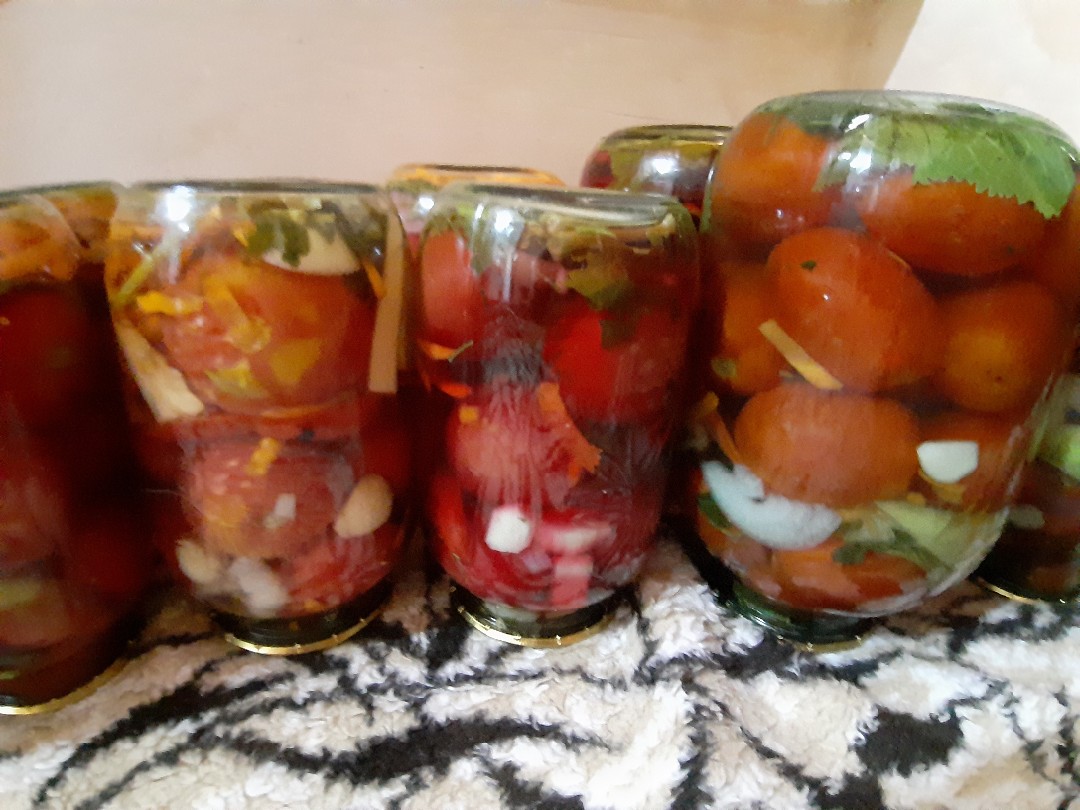Заправка для борща - томаты со свеклой на зиму