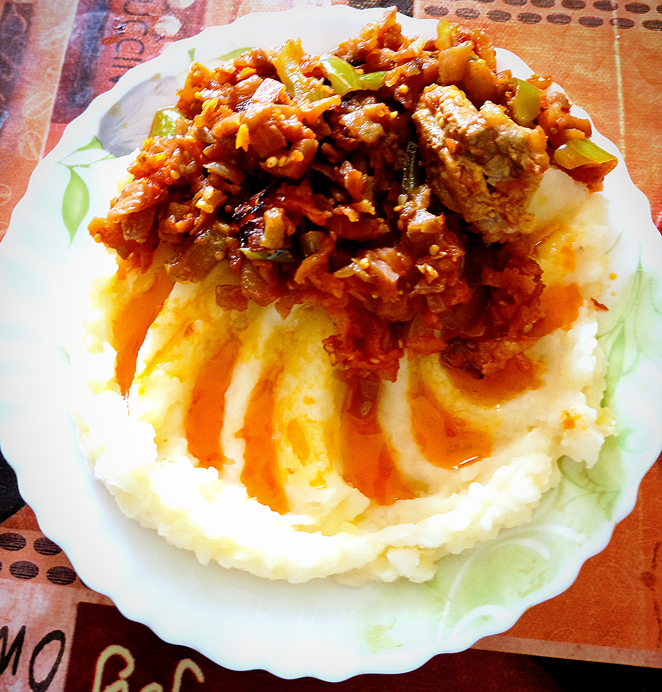 Баклажаны с овощами и мясом