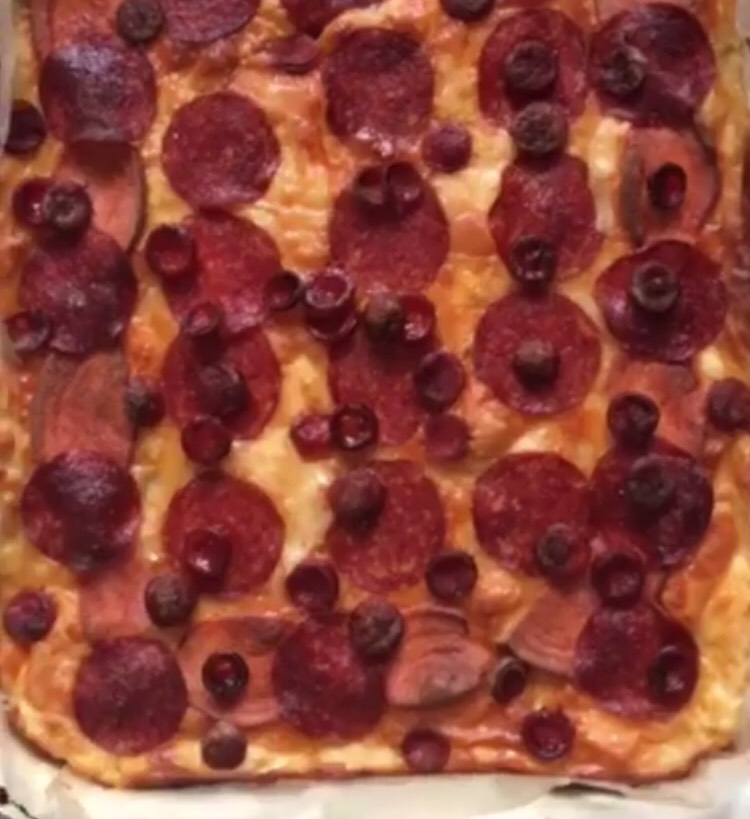 Мексиканская пицца на картофельном тесте