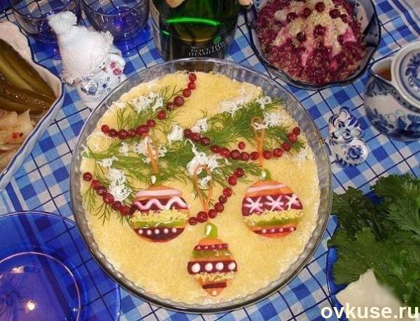 Салат «Мимоза» с сыром (классический рецепт)