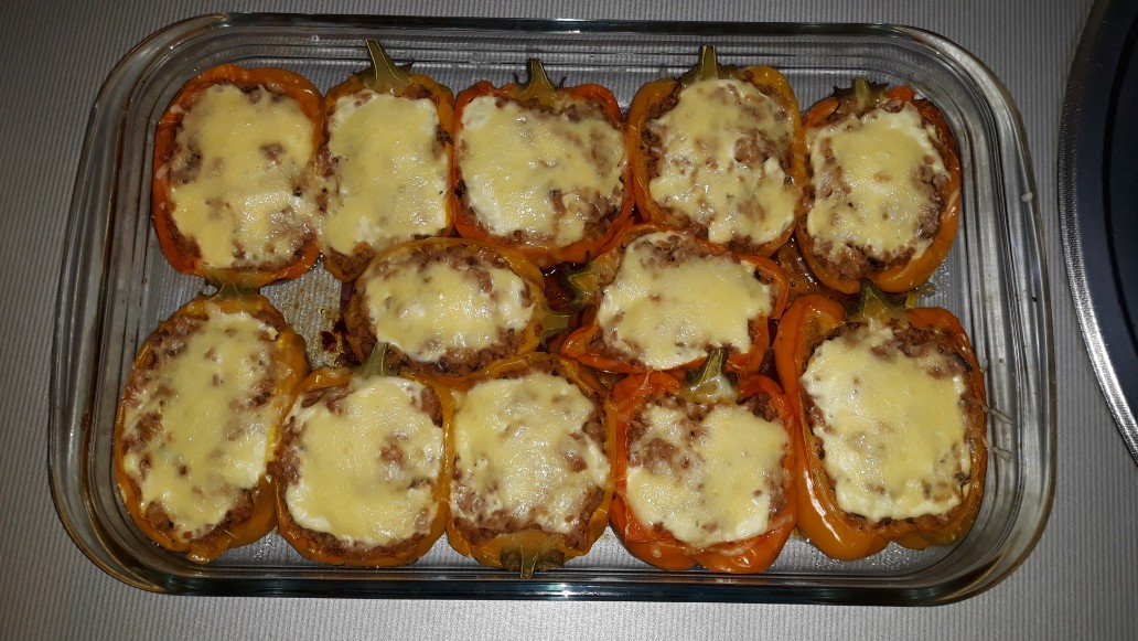 Перец запечённый с мясом