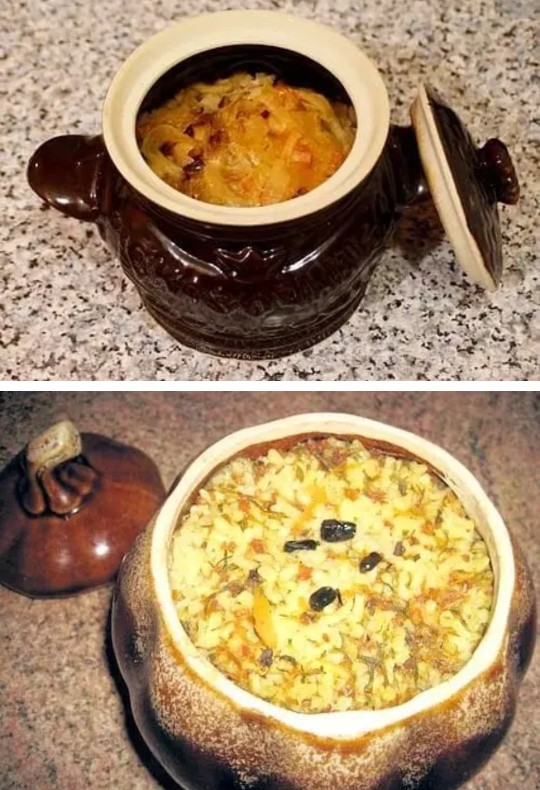 Плов в горшочке