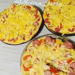 Пицца 🍕🍕🍕 на сковороде за 10 мин.🤗