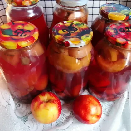 Компот N2 фруктовый ассорти с черным виноградом без косточек