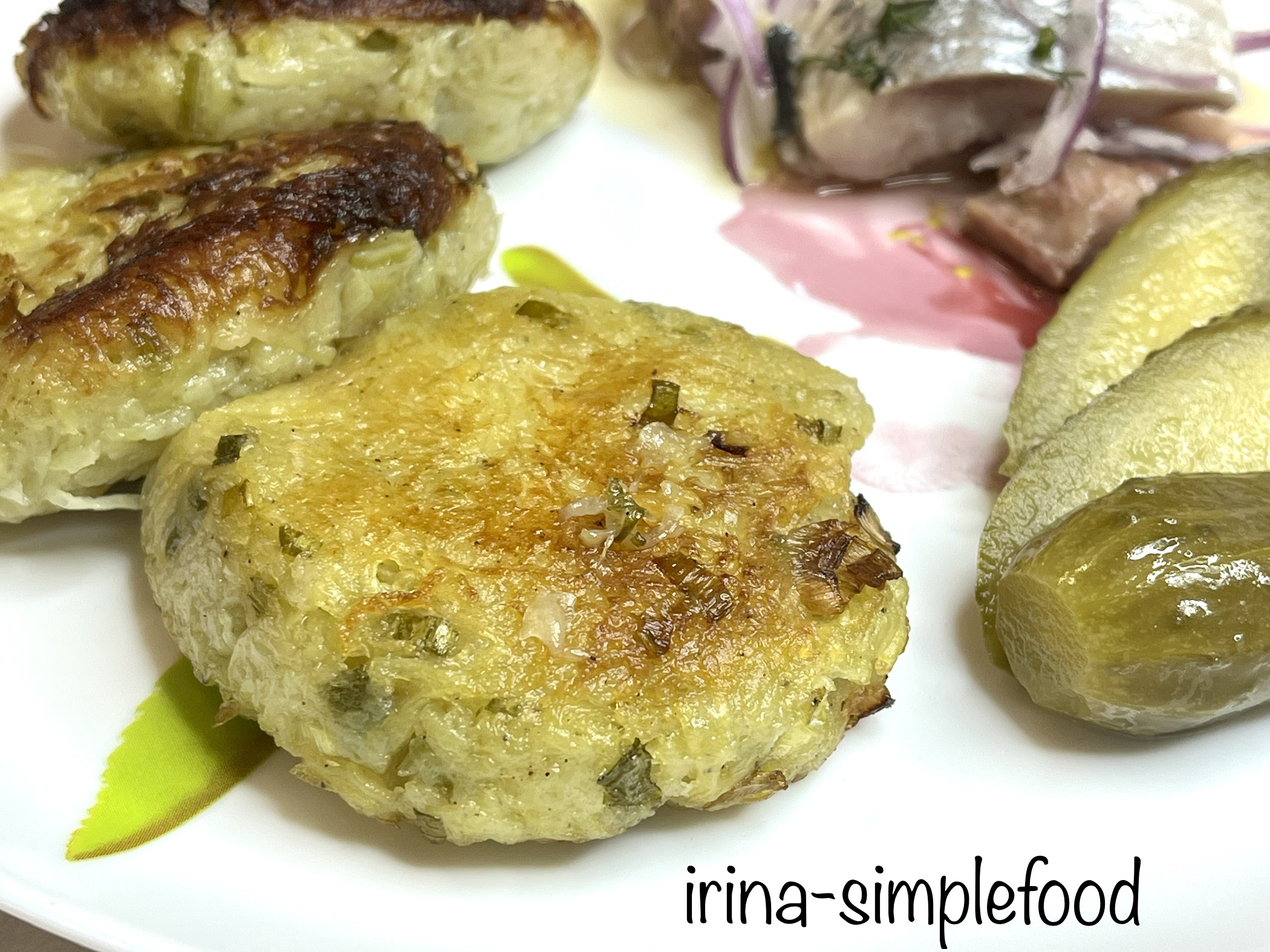 Картофельные котлетки постные