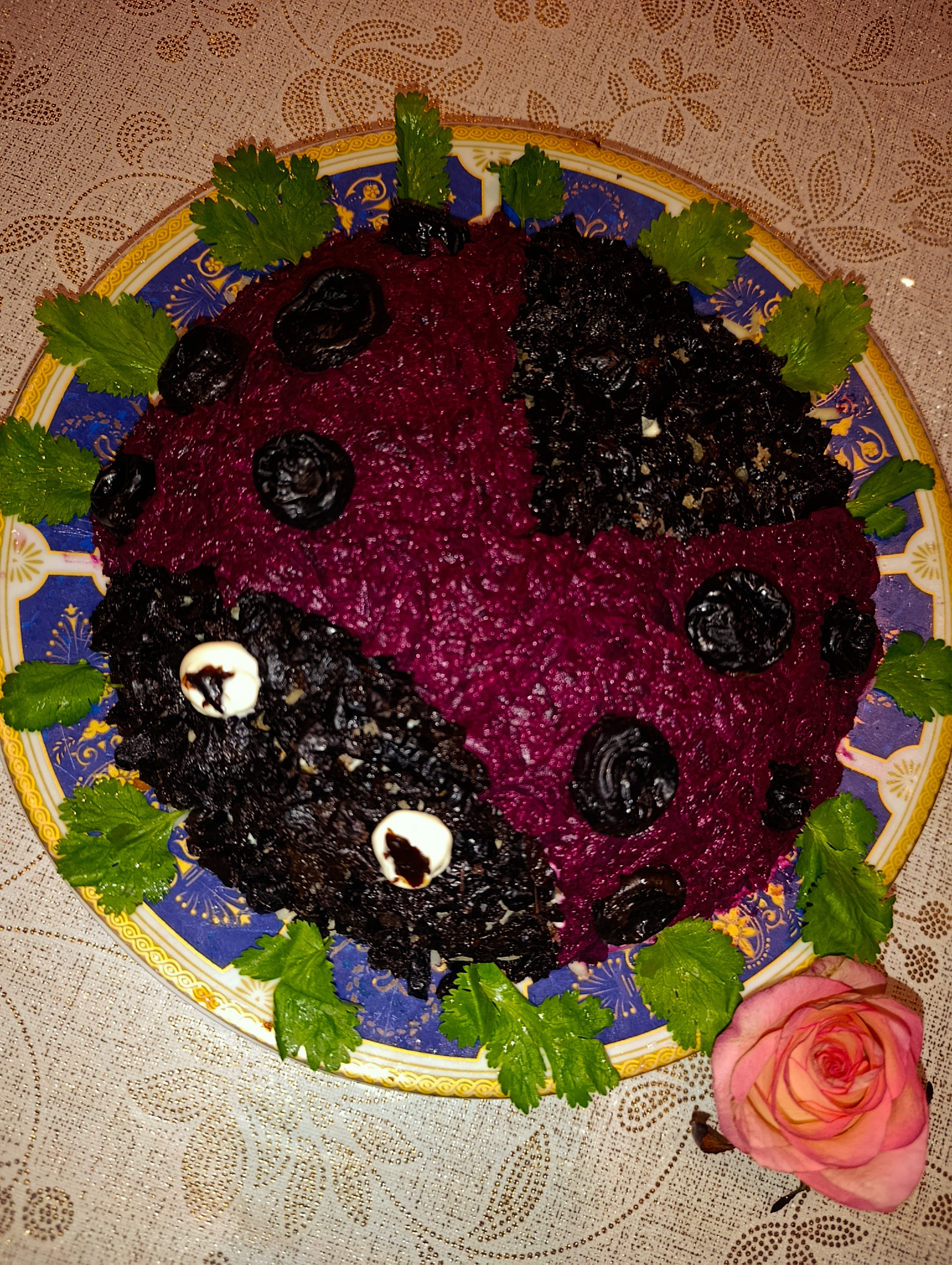 Салат "Божья коровка"