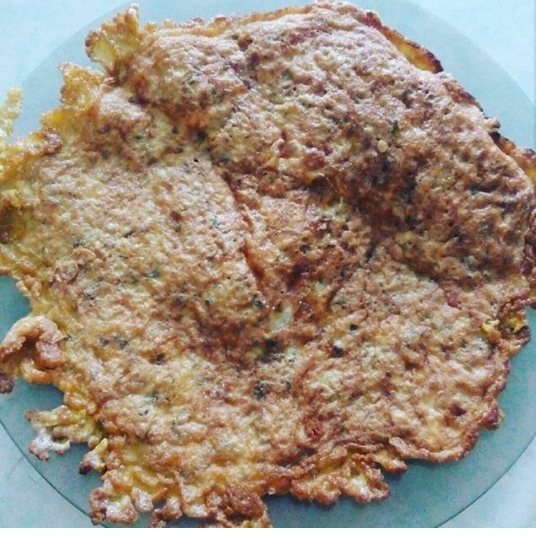 Овсяная лепёшка для пп-завтрака