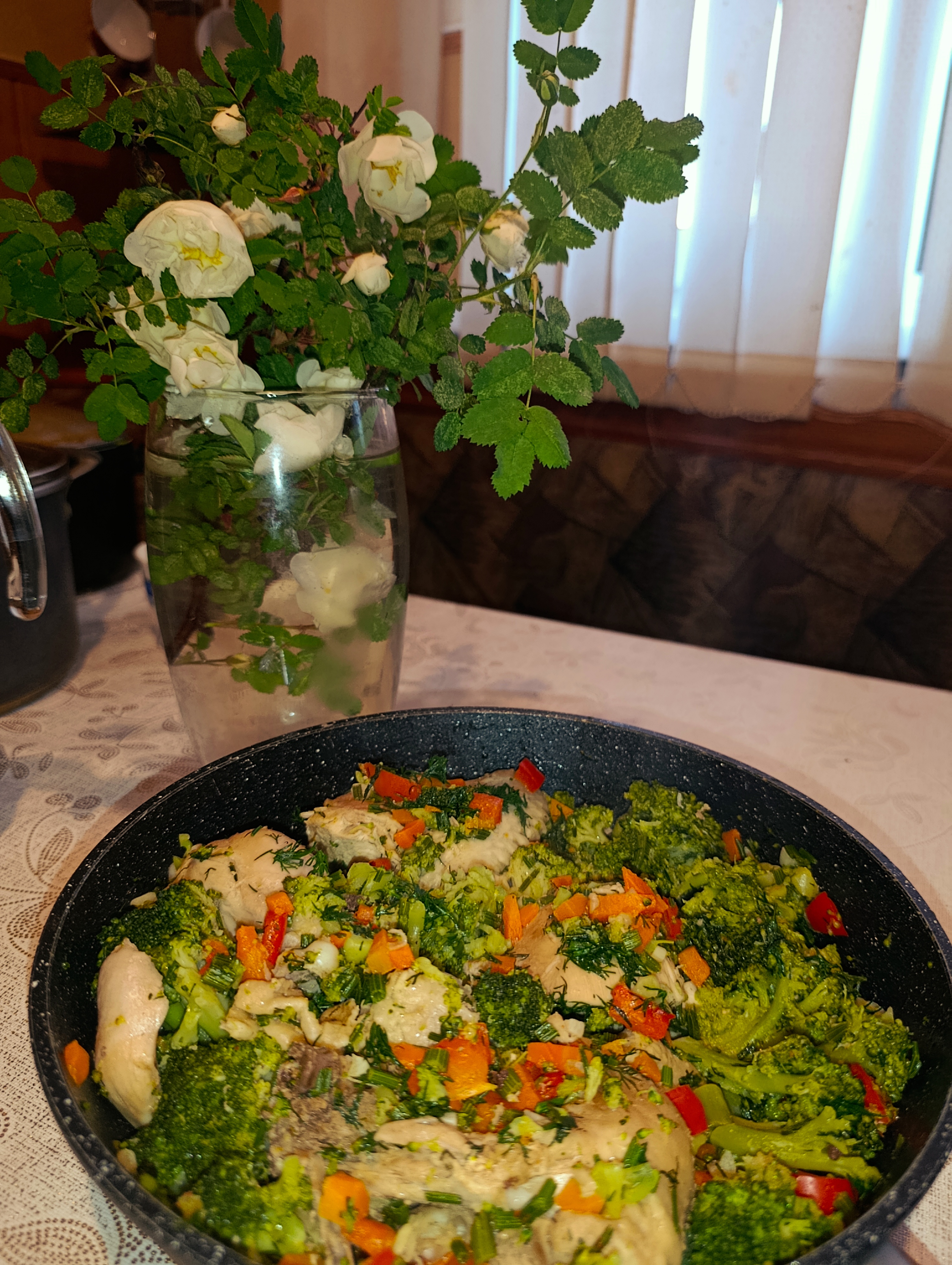 Курица с брокколи