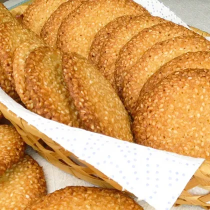 Кунжутное печенье за 15 минут | Sesame cookies in 15 minutes