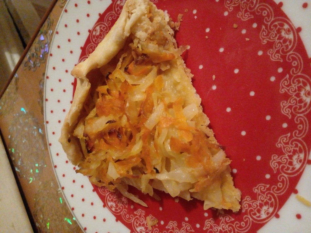 Галета с капустой