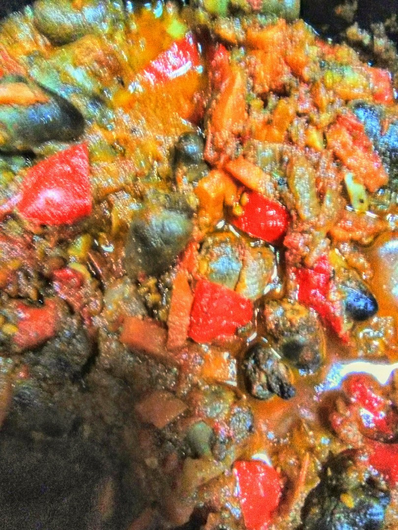 Куриные сердечки в соевом соусе с овощами
