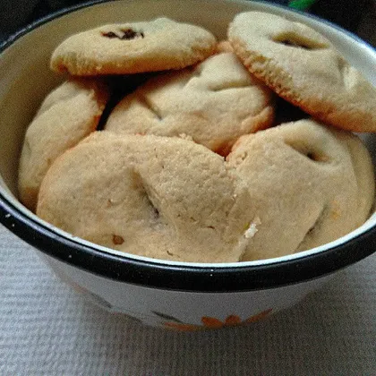 Печенье с изюмом 🍪🍵