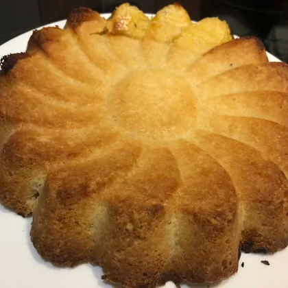 Пирог с нежной лимонной начинкой