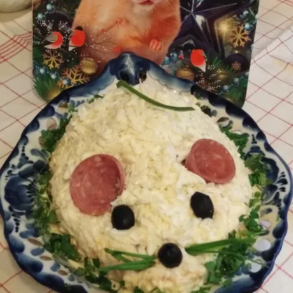 Шпротный салат 'Мышонок'