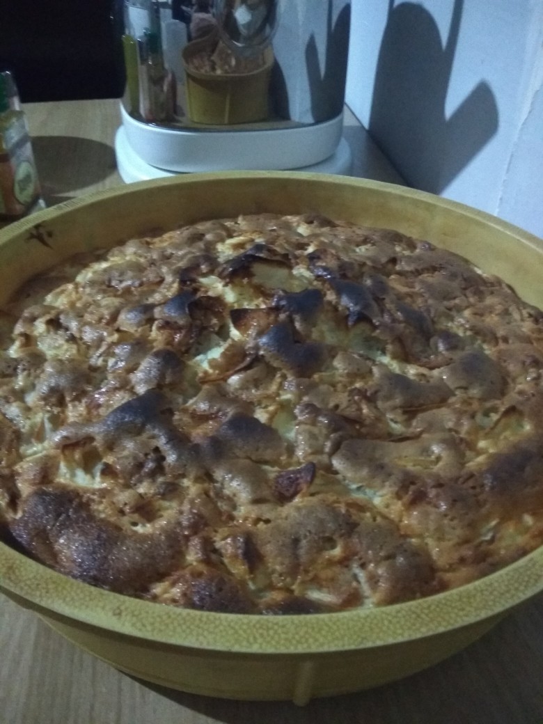 Шарлотка в СВЧ печке