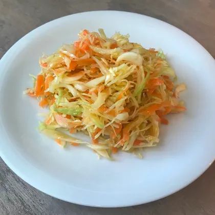 Безумно вкусный салат из капусты