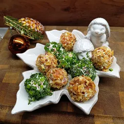 Сырные шарики с лососем 