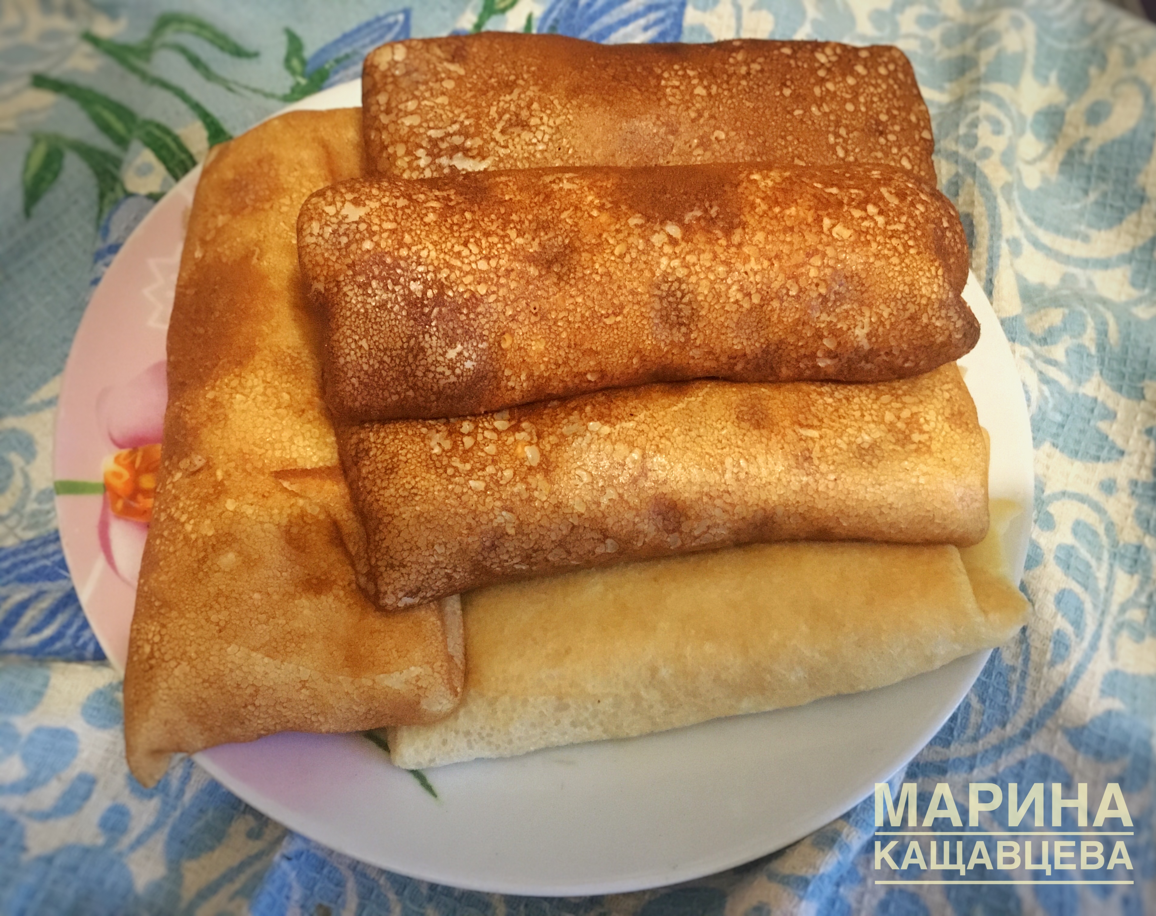 Блинчики с мясом 