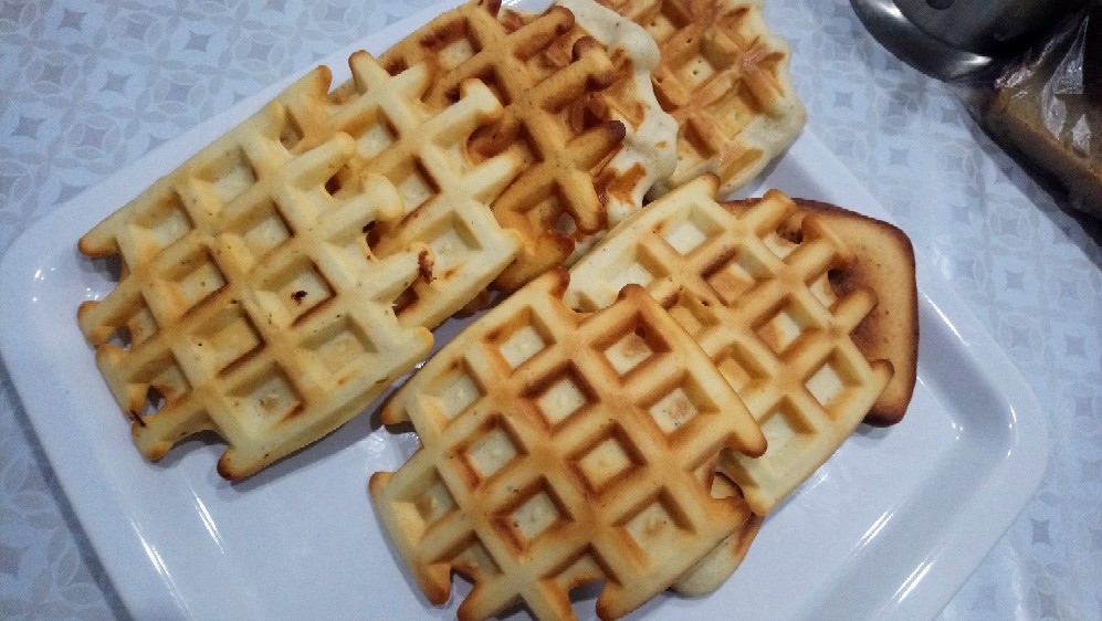 Лимонные вафли