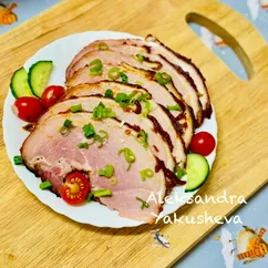 Свинина в клюквенной глазури
