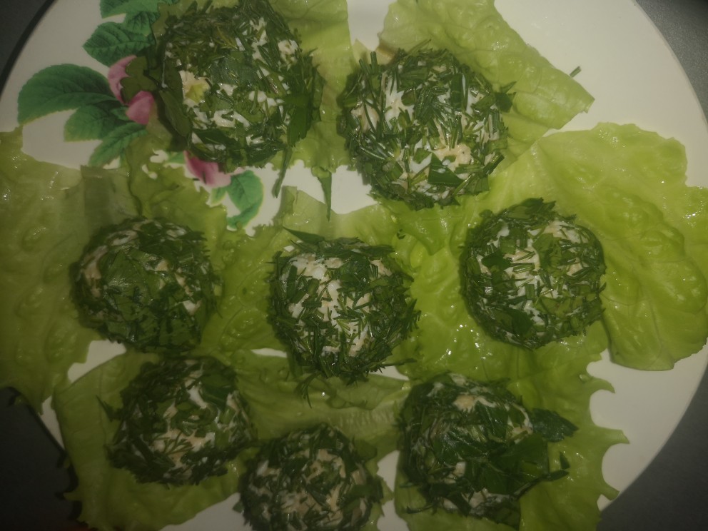 Закуска новогодняя ''Сырные шарики''