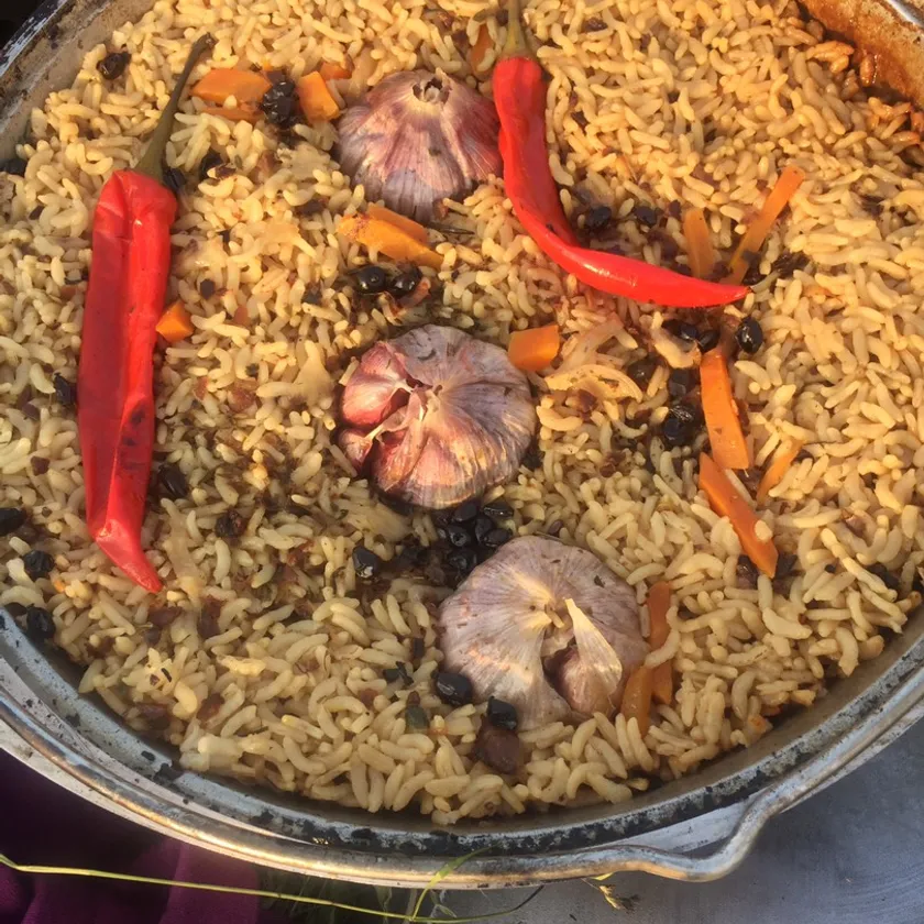 Плов на костре